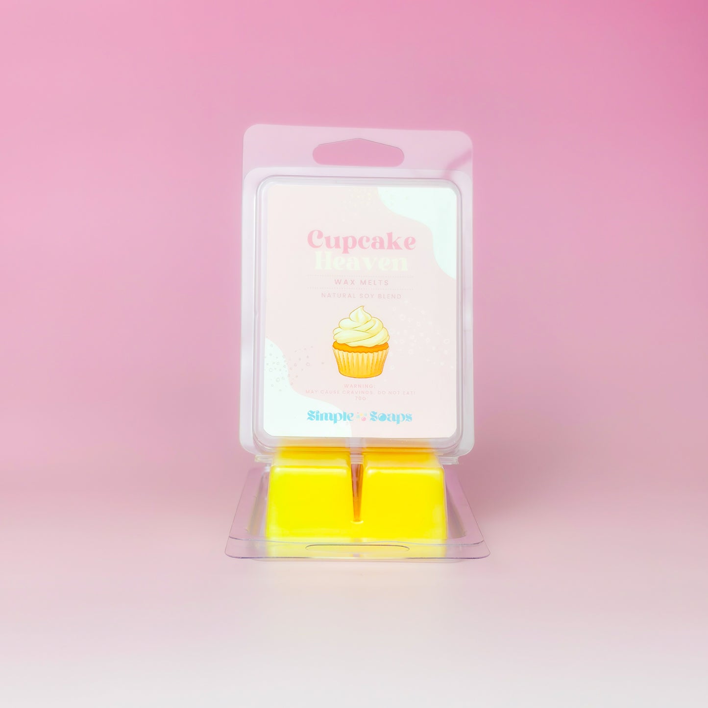 Cupcake Heaven wax melts close-up, handmade home fragrance UAE