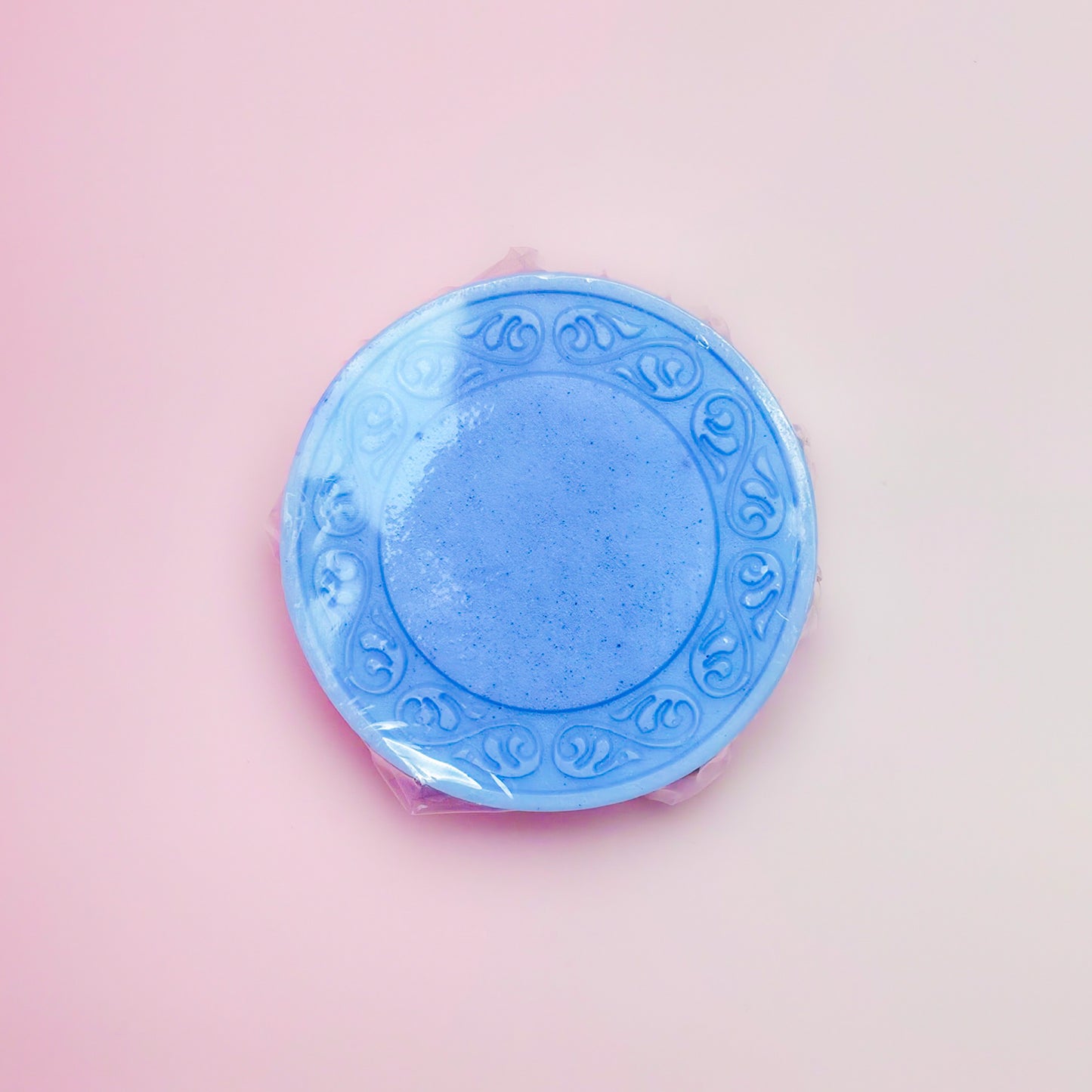 Moroccan Nila indigo soap bar lifestyle shot, Simple Soaps UAE