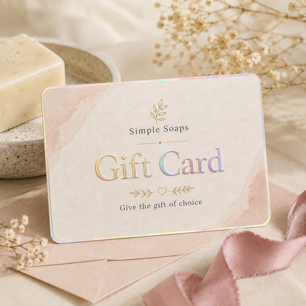 Simple Soaps Gift Card