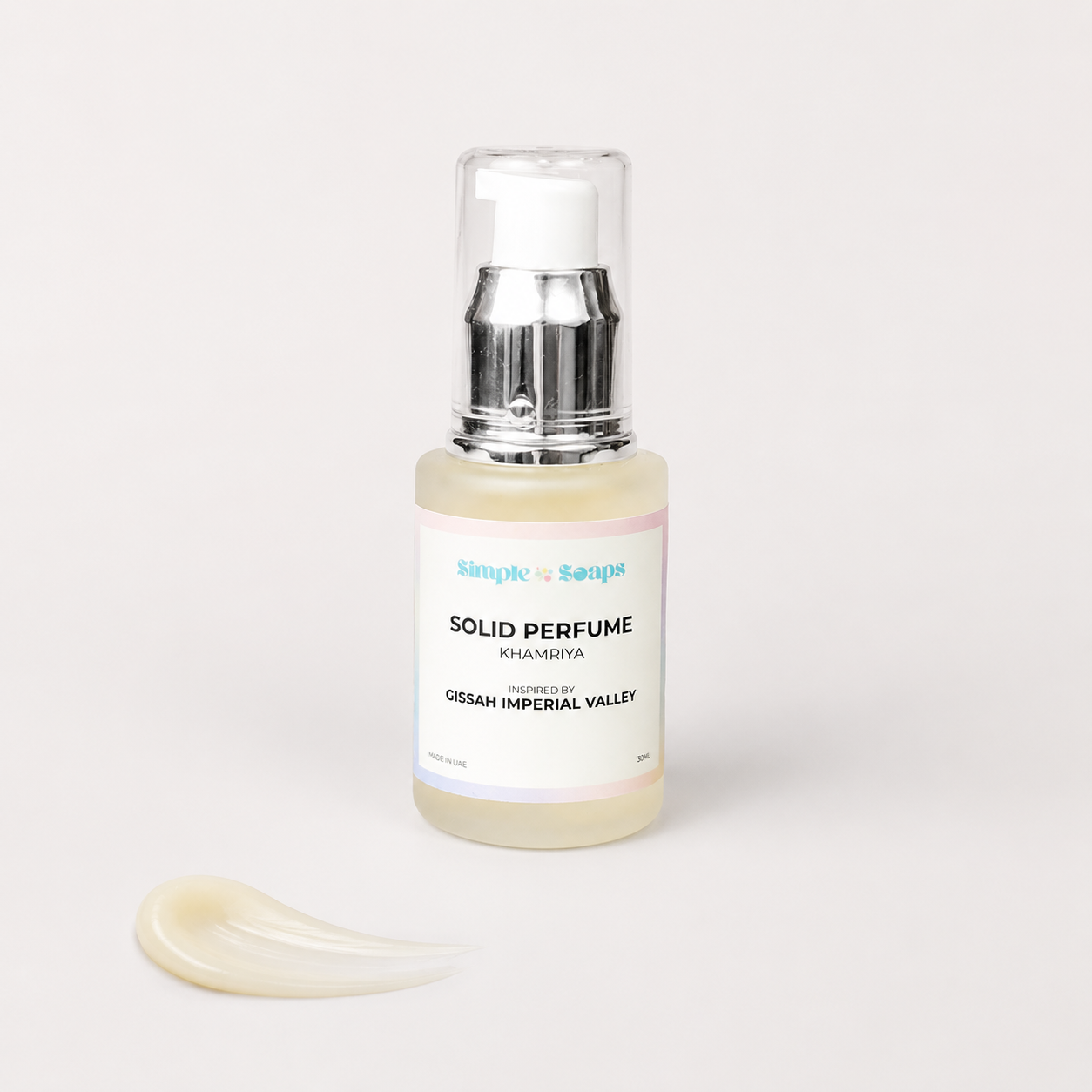 Gissah Imperial Valley inspired alcohol-free gel perfume by Simple Soaps UAE