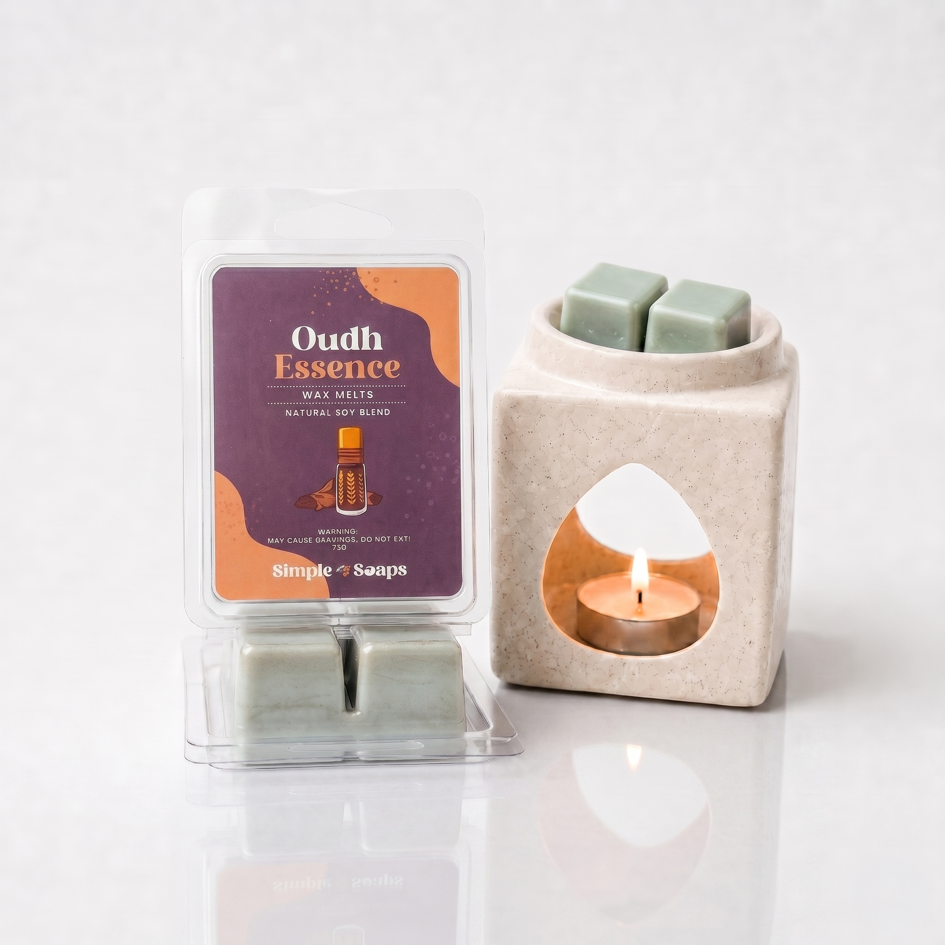 Luxury Oudh Arabian scented wax melts by Simple Soaps UAE