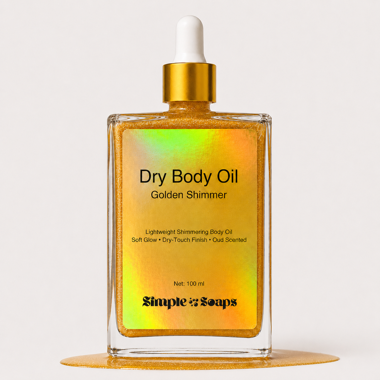 Golden Shimmer Dry Body Oil