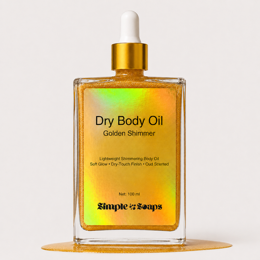 Golden Shimmer Dry Body Oil