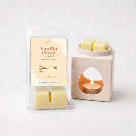 Vanilla Cloud scented wax melts by Simple Soaps UAE