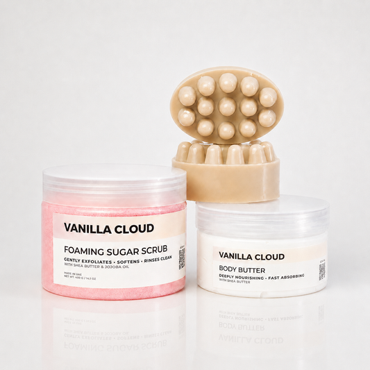 Vanilla Cloud Self-Care Set